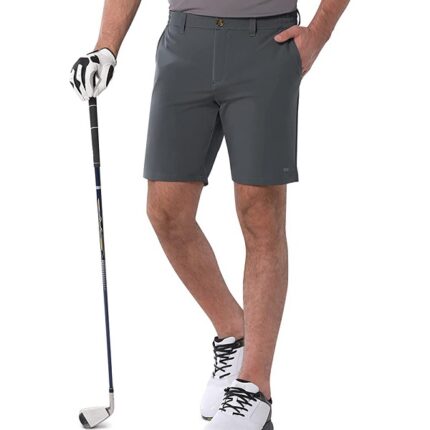 Gravel Casual Golf Polyester Men Shorts