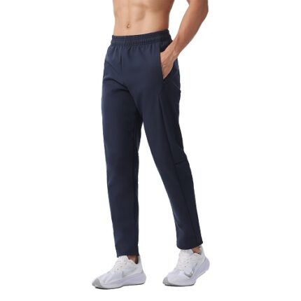 Blue Jogger Golf Pants Mid Waist Breathable