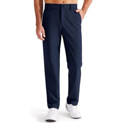 Dark Blue Lightweight Slim Golf Pants