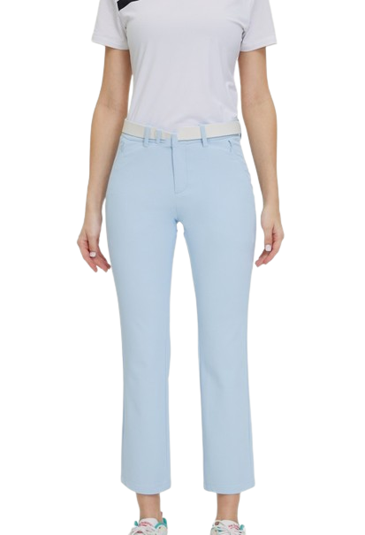 Light Blue Forest Fit Stretch Waist Straight Golf Pants